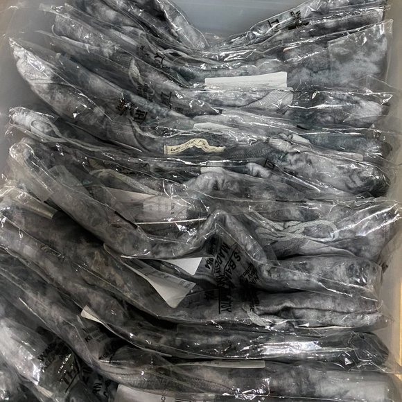 Free People Tee Womens Black Riptide Tie Dye Short Sleeve Crewneck Knit T-Shirt - Picture 7 of 7